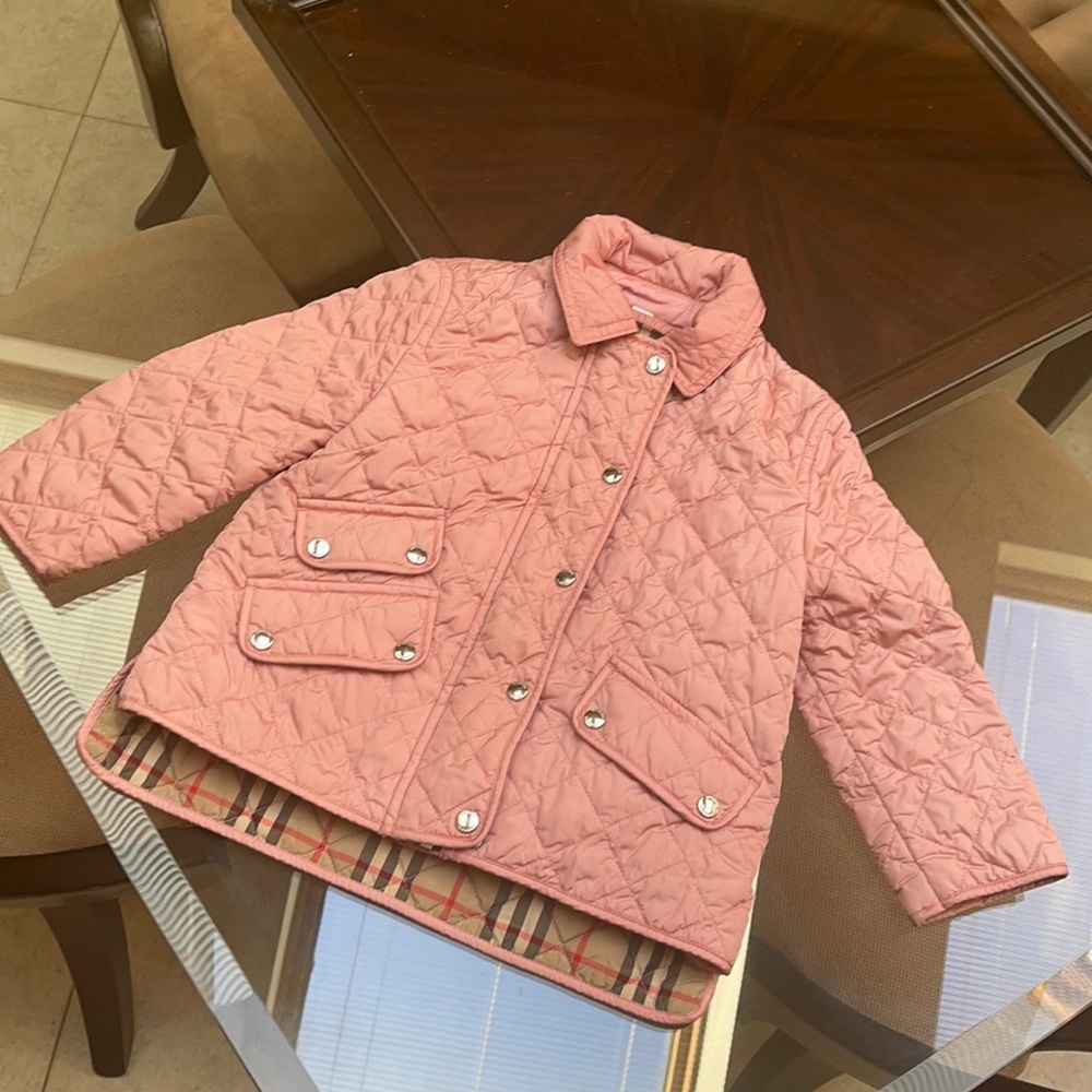 GIRLS BURBERRY JACKET Sz 4. Purchased from Neiman Marcus Fall of 2020